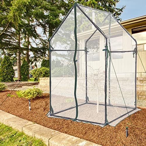 Gardzen Mini Greenhouse 36.2”(L) x36.2”(W) x59.5”(H) - Image 7