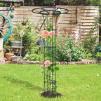 Trellis for Climbing Plants Outdoor 69" H, Mushroom Top Trellis,2Pack - Image 6