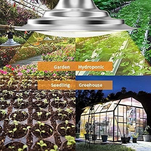 Outdoor LED Grow Lights for Greenhouse 6-Light Waterproof String Grow Light, Full Spectrum LED Plant Grow Light Lamp, Waterproof Greenhouse Grow Lights for Seedling, Veg, Flower - Image 2