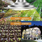 Outdoor LED Grow Lights for Greenhouse 6-Light Waterproof String Grow Light, Full Spectrum LED Plant Grow Light Lamp, Waterproof Greenhouse Grow Lights for Seedling, Veg, Flower - Image 2