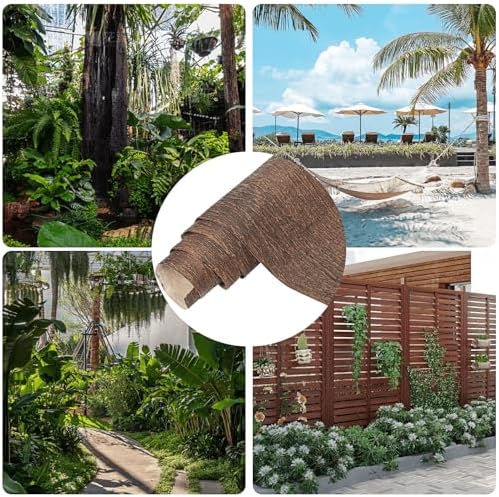 NAHARO Artificial Tree Bark–118x39.4IN Cuttable Faux Tree Bark for Pillars, Pipes, Columns & Walls – Moss Bark for DIY Garden, Floor & Indoor Wall Decor - Image 6