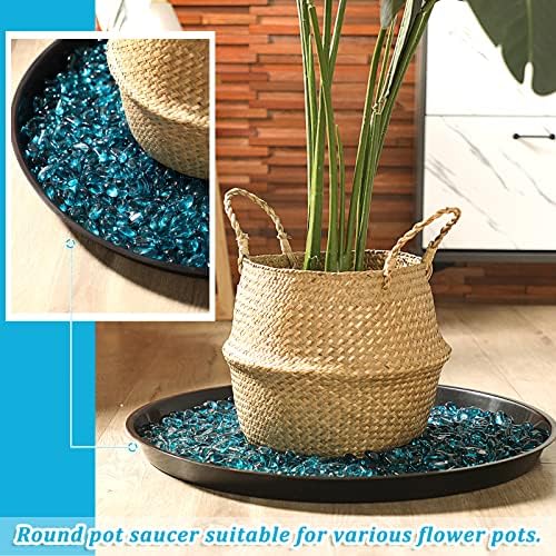 Eccliy 10 Pack 25 Inch Large Plant Saucers Heavy Duty Planter Trays - Image 4