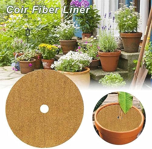 Coconut Mulch Mats, Coconut Fiber Mulch Mats Tree Protector Control 15-40cm Pack of 10(15cm) - Image 6
