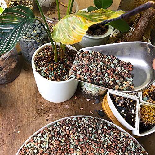 18lb Mix Lava Rocks for Plants in Door -Gravel Pebbles for Bonsai Succulent Cactus Potting Soil and Vase Fillers, Fairy Gardening,Top Dressing - Image 5