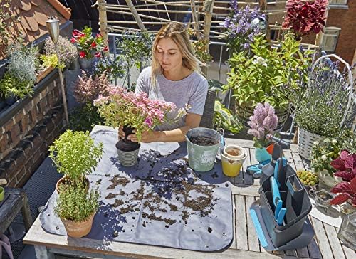 Gardena 00505-20 City Gardening Planting Mat S: Working mat for Planting Work/repotting, Water-Repellent Textile Fabric, 80 x 80 cm (505-20). - Image 4