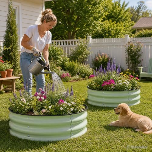 BPS Metal Raised Garden Bed, 2-Pack - Image 3
