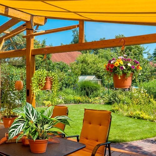 Roshtia 10 Pcs 10 Inch Hanging Baskets for Plants, Brown - Image 5