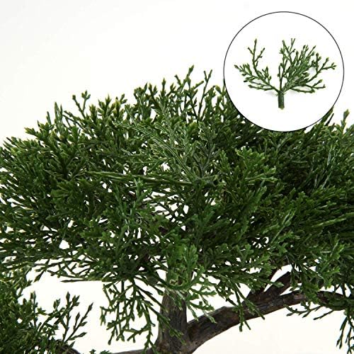 Artificial Bonsai Tree Juniper Faux Plants Indoor Small Fake Plants Decor with Ceramic Pots for Home Table Office Desk Bathroom Shelf Bedroom Living Room Farmhouse Decorations - Image 5