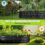 WORKPRO 2PK 4x2x1ft Outdoor Galvanized Raised Garden Bed Kit - Image 4
