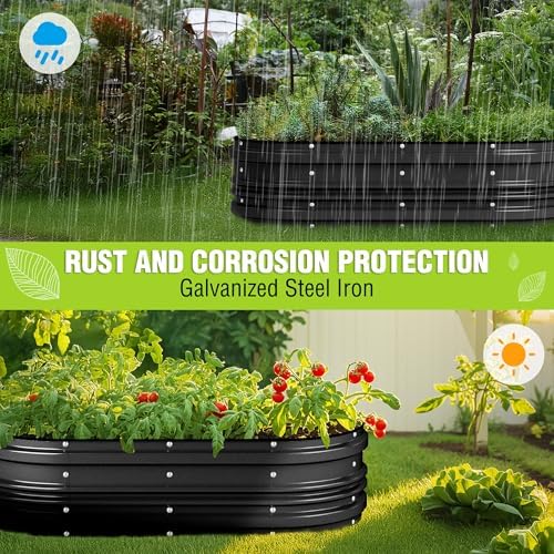 WORKPRO 2PK 4x2x1ft Outdoor Galvanized Raised Garden Bed Kit - Image 4