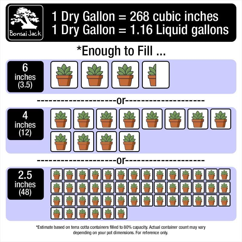 Bonsai Jack Succulent, Cactus and Bonsai Soil - Jacks Gritty Mix - 2 Gallons – Fast Draining – Fight Root Rot – Optimized pH - Image 6