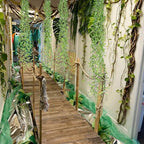 Bucherry Jungle Party Decoration Set 68.9ft Artificial Hanging Willow Vines - Image 6