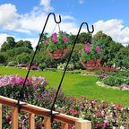 Juegoal 2 Pack Heavy Duty Deck Hook with 2 Inch Non Slip Clamp, 25 or 36 Inch Extended Reach Deck Hook, Adjustable Rail Pole Plant Bracket for Hanging Bird Feeder, Suet Baskets, Lanterns, Wind Chimes - Image 4