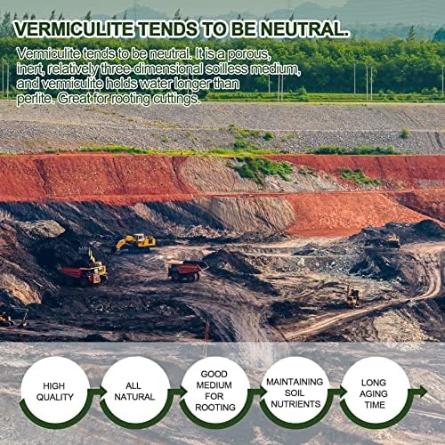 20QT Horticultural Vermiculite Bulk, Organic Vermiculite for Plants, Course Grade Vermiculite for Gardening, for houseplants, for Mushrooms, to Maintain Soil Moisture and Plant Growth(2-4mm) - Image 4