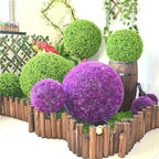 Decorative Faux Greenery Fake Plants 22in, Grass Balls Decorative Decor, Garden Spheres Outdoor, Decorative Balls for Home Decor, Artificial Plant Topiary Ball Tree - Image 6