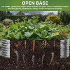 3 PCS 4x2ft Galvanized Raised Garden Bed Outdoor, Metal Garden Bed for Vegetables, Above Ground Garden Box for Flower, Steel Raised Beds for Gardening - Image 5