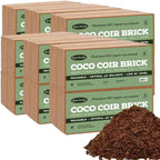 Premium Coco Coir Bricks - 24 Pack by GreenCountry