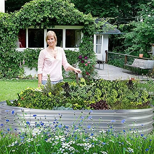 Land Guard 6ft Metal Raised Garden Bed，2 Pcs Galvanized Planter Raised Beds for Vegetables………… - Image 6