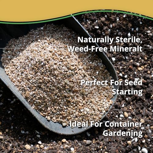 Vermiculite Bliss (24 Qts) - Organic Vermiculite for Gardening - 100% Natural Soil Amendment - Bulk Vermiculite for Plants, Potting Soil, & Seed Starting - Mixes with Garden Soil & Perlite for Plants - Image 4