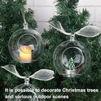 19 Pcs 4.72 Inch Hanging Tealight Candle Holder, Hanging Tealight Holder Globe for Wedding, Christmas, Party, Centerpiece Accessory and Home Decor by KUKLIPJIM. - Image 6
