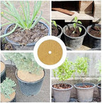 Coconut Mulch Mats, Coconut Fiber Mulch Mats Tree Protector Control 15-40cm Pack of 10(15cm) - Image 2