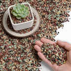 44lb Mix Lava Rocks for Plants 1/8" Horticultural Pumice for Plants, Succulent Cactus Soil Potting Mix - Horticultural Sand Aquarium Gravel Drainage Rocks for Potted Plant, Bonsai Soil, Top Dressing by Unknown