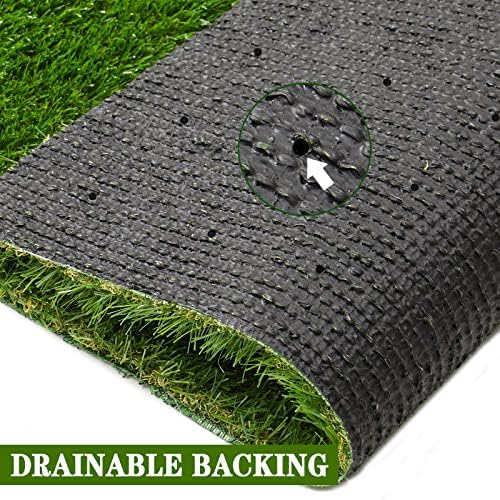 AYOHA Artificial Turf 10 ft x 15 ft with Drainage, 1.38 Inch Realistic Fake Grass Rug Indoor Outdoor Lawn Landscape for Garden, Balcony, Patio, Synthetic Grass Mat for Dogs, Customized - Image 5
