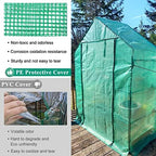 56x30x76 Portable Walk-in Greenhouse for Outdoors, Plant House with Shelves - Image 5