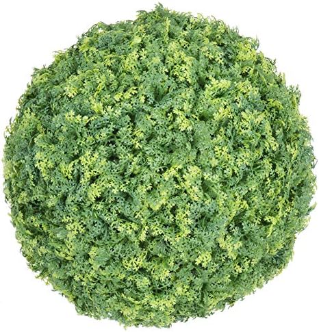 Vickerman Everyday 9" Artificial Mini Leaf Ball UV Resistant - Faux Indoor Outdoor Plant Ball - Greenery for Home Or Office Decor - Maintenance Free by Vickerman