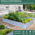 Galvanized Raised Garden Bed 8x4x1ft 3-Pack - Image 6
