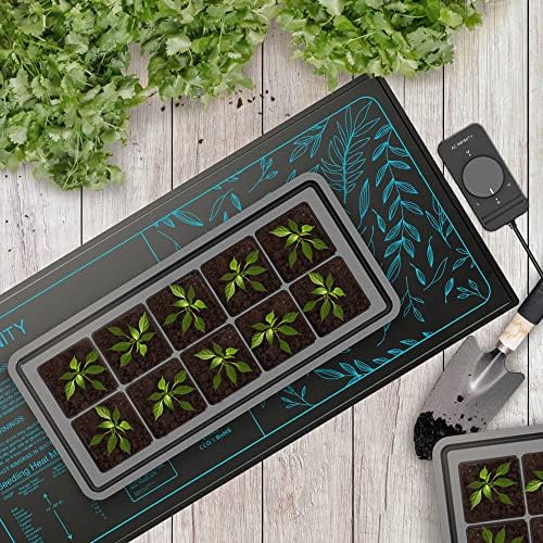 AC Infinity SUNCORE A3X2, Seedling Mat 10" x 20.75" Heat Control, Two-Pack - Image 7