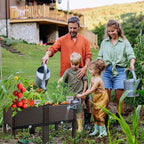 Generic 2Pcs Raised Garden Bed with Legs, Elevated Plastic Planter Box for Outdoor Plants, Flowers, Vegetables and Herbs - Image 5