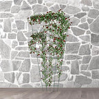 2 Pack 57 Inch x31 Inch Green PVC Pot Trellis Metal Plant Stakes for Climbing Plants,Outdoor,Rose,Vegetable Flower,Backyard - Image 3