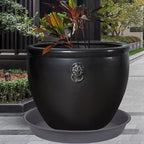 4 Pack of 16 inch Plant Saucer, Heavy Duty Round Plant Trays for Pots, Bird Bath Bowls, Plant Water Tray, Flower Plant Saucers for Indoors (16", Cement Gray) - Image 2