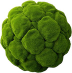 Artificial Moss Balls, Simulation Green Plants Ball, Handmade Sphere Moss Hanging Balls for Home Garden Decors Party Wedding Display (Color : Green, Size : Diameter: 20cm/7.87in) by WIGING