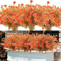 Uieke 24 Pcs Artificial Fall Flowers for Outdoors, UV Resistant Fall Decor by Uieke