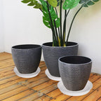 2 Pack of 17 inch Plant Saucer, 2.3" Depth Tray, Large Deep Garden Plastic Flower Planter Plant Trays for Indoors Outdoor Bath Bath (17", Creamy White) - Image 7