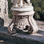 Design Toscano KY0631 Rococo Sculptural Plinth,Faux Stone Finish - Image 3