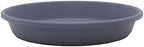 The HC Companies Flower Pot Saucers - Plastic Plant Saucer for Outdoors & Indoors - Traditional Design Plant Pot Trays for Water Drainage - Durable & Stylish Round Plant Tray (14-inch Slate Blue) by TheHCCompanies